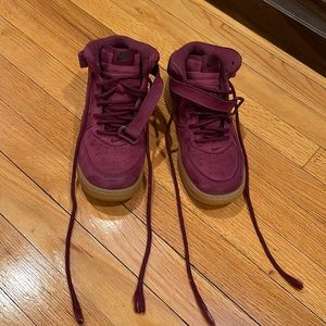 Nike Air Force purple - size 3Y